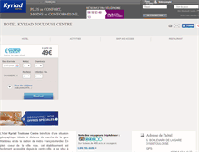 Tablet Screenshot of kyriad-toulouse-centre.fr